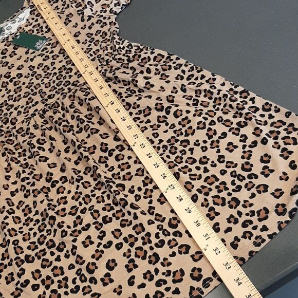 Wild Fable Tan Animal Print Dress - Picture 8 of 9
